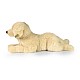 Μεγάλο βελούδινο Golden Retriever 60 cm. ξαπλομένος