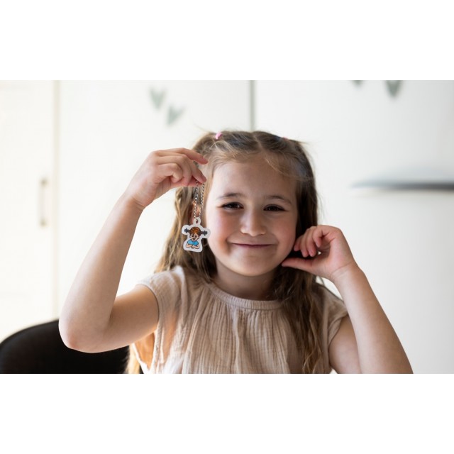 Φτιάξτε ένα πλαστικό μπρελόκ Pippi Longstocking
