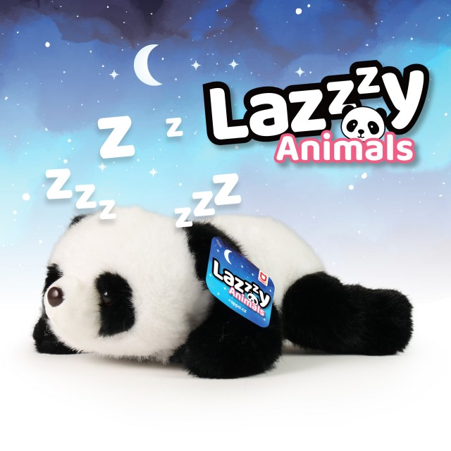 Λούτρινο Πάντα 29 εκ. ξαπλωμένο σειρά LazyAnimals