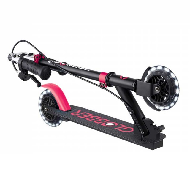 Πατίνι με χειρόφρενο FLOW ELEMENT JUNIOR LITS, μαύρο-ροζ