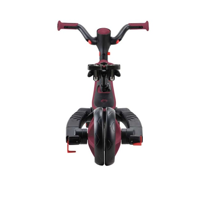 Παιδικό τρίκυκλο 4 σε 1 GLOBBER EXPLORER TRIKE ΠΤΥΣΣΟΜΕΝΟ, πτυσσόμενο, μπορντό χρώμα