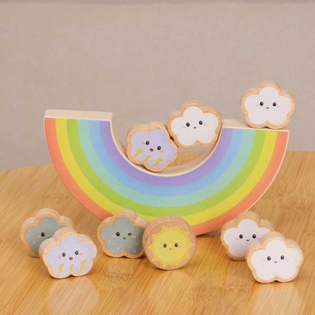 Παιχνίδι Wooden Balance - Color Rainbow