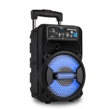 Φορητό ηχείο με φώτα LED και μικρόφωνο, Groove119