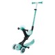 Globber Go Up Deluxe Flash Lights παιδικό αναδιπλούμενο σκούτερ με γονικό έλεγχο, Mint Green