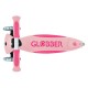 Globber Go Up Deluxe Flash Lights παιδικό αναδιπλούμενο σκούτερ με γονικό έλεγχο, ροζ