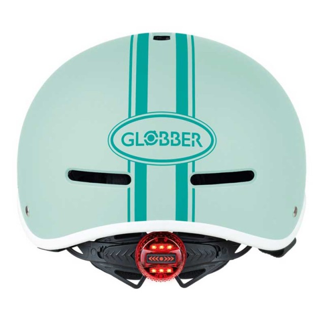 Φωτεινό παιδικό κράνος Globber Master XS/S (47-51cm), πράσινο της μέντας