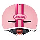 Φωτεινό παιδικό κράνος Globber Master XS/S (47-51cm), παστέλ ροζ