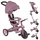 Παιδικό τρίκυκλο 4 σε 1 GLOBBER EXPLORER TRIKE ECOLOGIC, μούρο