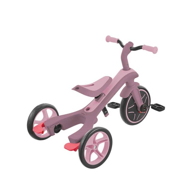 Παιδικό τρίκυκλο 4 σε 1 GLOBBER EXPLORER TRIKE ECOLOGIC, μούρο
