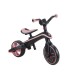 Παιδικό τρίκυκλο 4 σε 1 GLOBBER EXPLORER TRIKE FOLDABLE, πτυσσόμενο, ροζ χρώμα