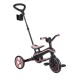 Παιδικό τρίκυκλο 4 σε 1 GLOBBER EXPLORER TRIKE FOLDABLE, πτυσσόμενο, ροζ χρώμα