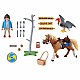 Παιδικό σετ κατασκευών Playmobil, Marla με άλογο