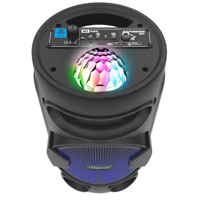 Ηχείο Bluetooth με φώτα πάρτι, Typhoon 80