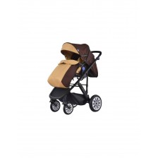 Καρότσι Zooper Flamenco Khaki Plaid 3 σε 1 με 2 συρτάρια