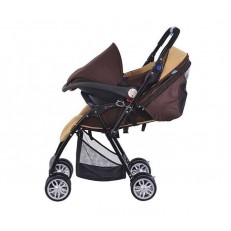 Zooper Salsa Khaki Plaid Καρότσι Συνδυασμού, Καφέ