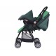 Καρότσι Zooper Salsa Apple Green Plaid, πράσινο