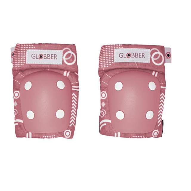 Σετ παιδικά προστατευτικά σκούτερ, μέγεθος XXS - παστέλ ροζ