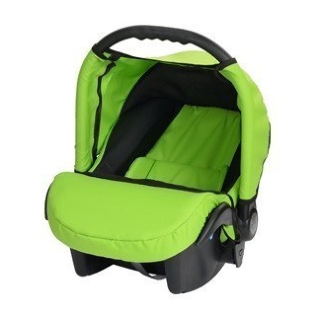 Παιδικό κάθισμα αυτοκινήτου Baby Merc Junior Twist σε πράσινο και μαύρο χρώμα