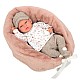 Κούκλα Andy σε μπεζ σετ με αξεσουάρ - 40 cm, πραγματικό βάρος
