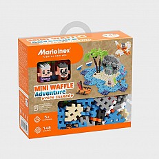 Μίνι κατασκευή βάφλας Marioinex "Treasure Island Adventure", 148 τεμάχια