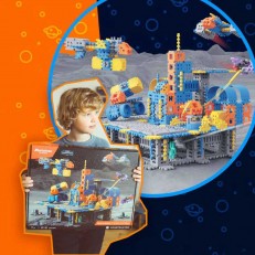 618 Piece Mini Wafer Builder - Lunar Space Base