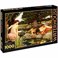 D-Toys 1000 Piece Jigsaw Puzzle - Echo and Narcissus, John William Waterhouse