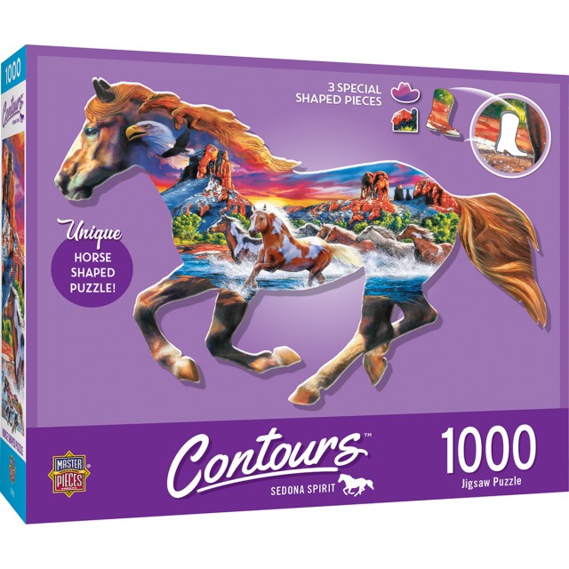 Παζλ Master Pieces 1000 τεμαχίων - The Running Horse