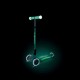 Πτυσσόμενο σκούτερ με φωτιζόμενες λαβές ELITE GLOW LIGHTS, μέντα