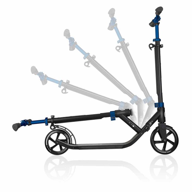 Globber ONE NL 205-180 Folding Teen Scooter - Cobalt Blue