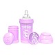 Μπιμπερό κατά των κολικών Twistshake 180 ml μωβ