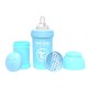 Μπιμπερό κατά των κολικών Twistshake 180 ml μπλε