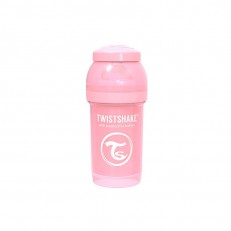 Μπουκάλι για μωρά κατά των κολικών Twistshake 260 ml. ροζ