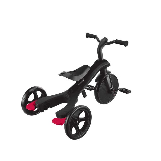 Τρίκυκλο GLOBBER EXPLORER 4 σε 1 με τέντα, μαύρο