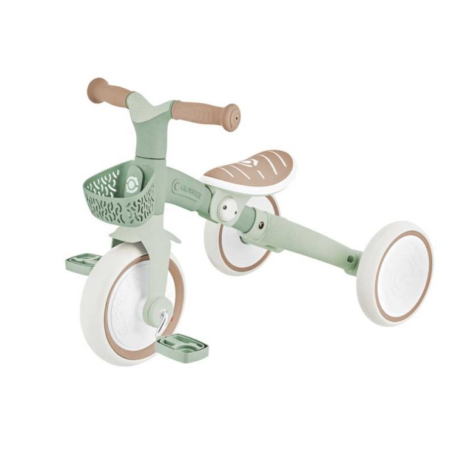 Τρίκυκλο με γονικό έλεγχο 3 σε 1 GLOBBER LEARNING TRIKE PLUS, μέντα