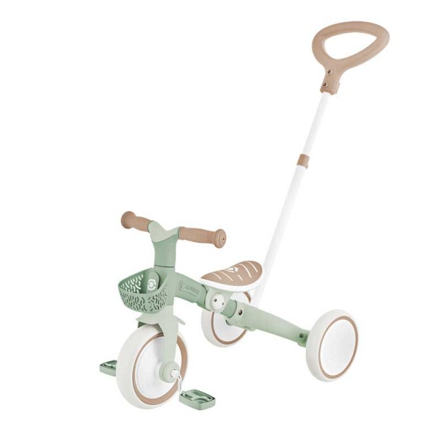 Τρίκυκλο με γονικό έλεγχο 3 σε 1 GLOBBER LEARNING TRIKE PLUS, μέντα