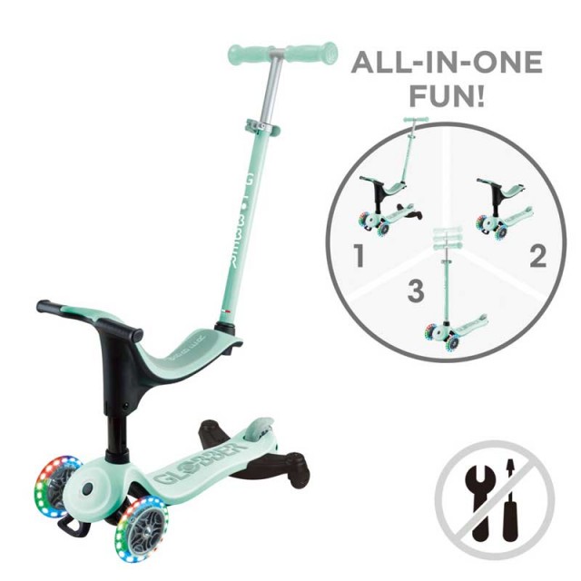Σκούτερ 4 σε 1 GLOBBER GO UP SPORTY LITS 360° - άριστης ποιότητας