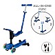 Σκούτερ 4 σε 1 GLOBBER GO UP SPORTY LITS 360° - μπλε