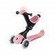 Πατίνι 5 σε 1 GLOBBER GO UP DELUXE LIGHTS 360° - παστέλ ροζ