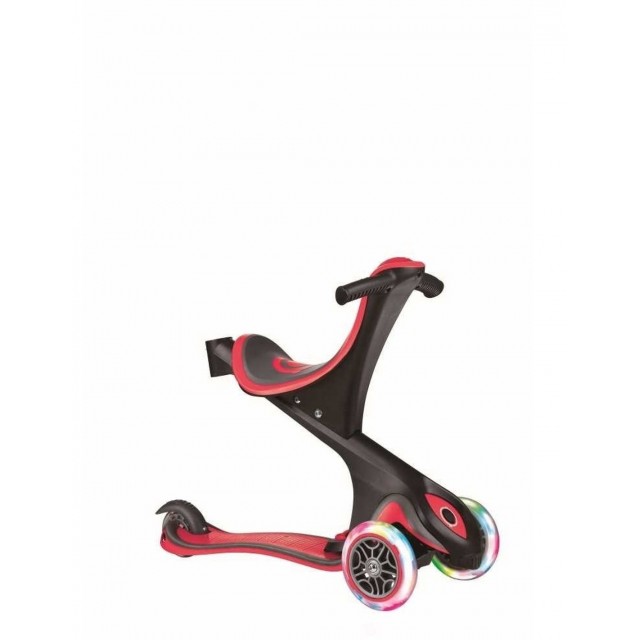 Evo Comfort Lights Scooter - Κόκκινο