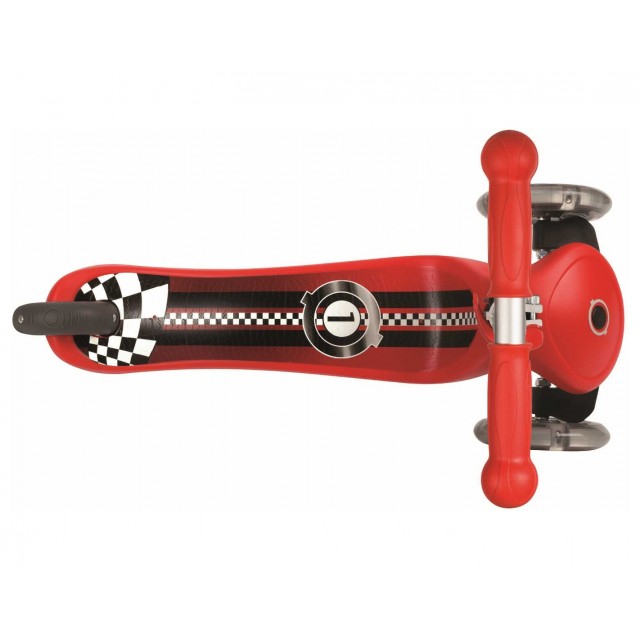 Primo Fantasy Light Scooter με λαμπερά ελαστικά - Red Racing Print