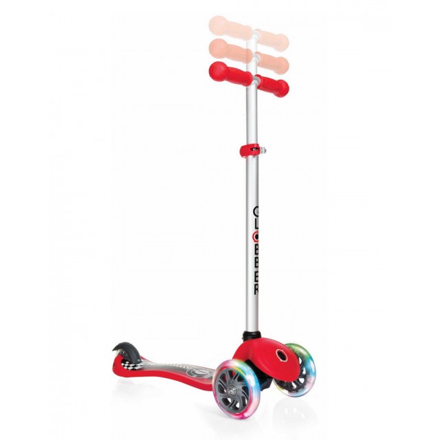 Primo Fantasy Light Scooter με λαμπερά ελαστικά - Red Racing Print