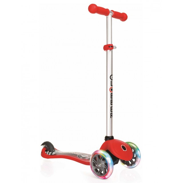 Primo Fantasy Light Scooter με λαμπερά ελαστικά - Red Racing Print