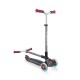 Scooter Globber Master Lights 3 τροχών, μαύρο και κόκκινο
