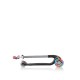 Scooter Globber Master Lights 3 τροχών, μαύρο και κόκκινο