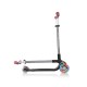 Scooter Globber Master Lights 3 τροχών, μαύρο και κόκκινο