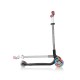 Scooter Globber Master Lights 3 τροχών, μαύρο και κόκκινο