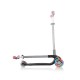 Scooter Globber Master Lights 3 τροχών, μαύρο και κόκκινο