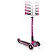 Scooter Globber Master Lights 3 τροχών, Ροζ