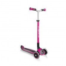 Scooter Globber Master Lights 3 τροχών, Ροζ