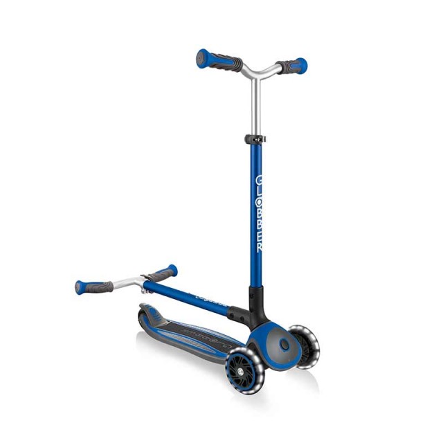 Scooter Globber Master Lights 3 τροχών, μπλε